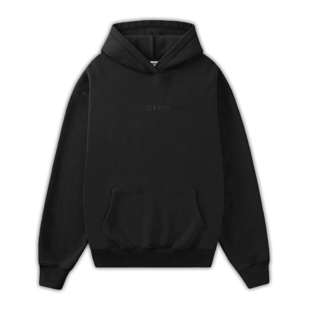 Arlows Essentials Hoodie Full Black