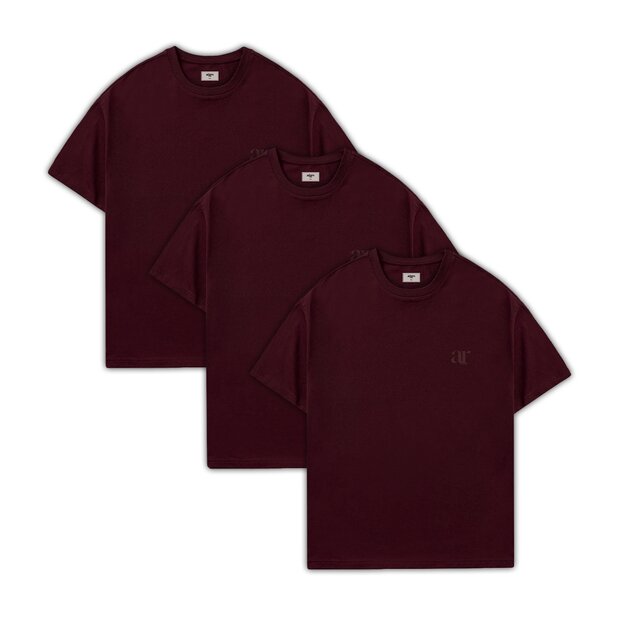 Arlows Essentials Shirt Bundle Bordeaux