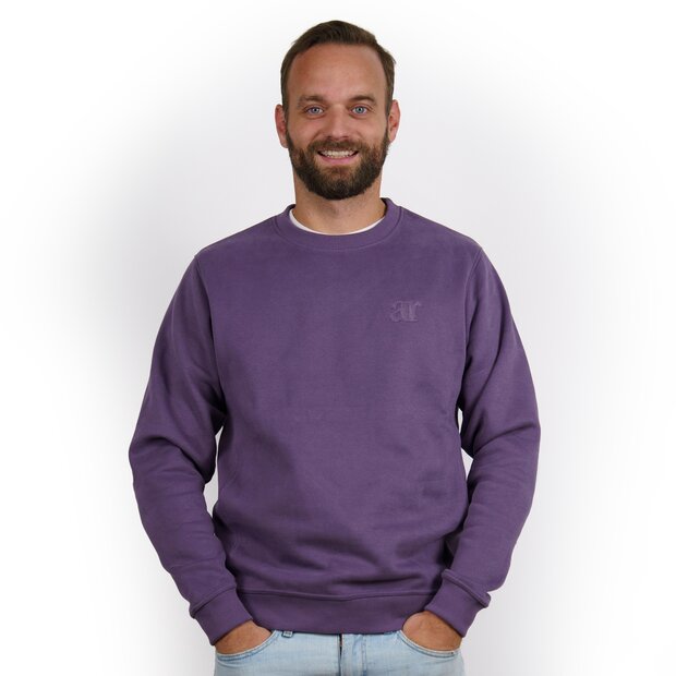 Arlows Essentials Sweater Ghost Purple