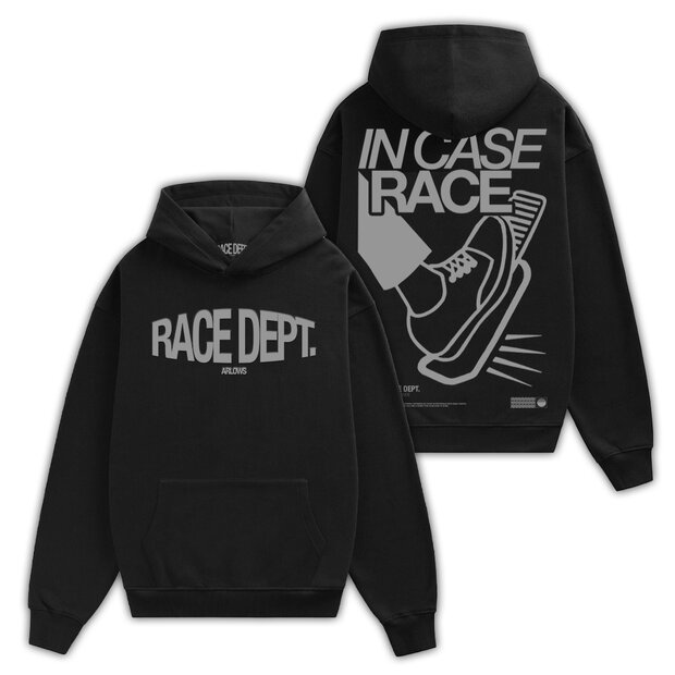 Arlows In Case Hoodie Washed Black