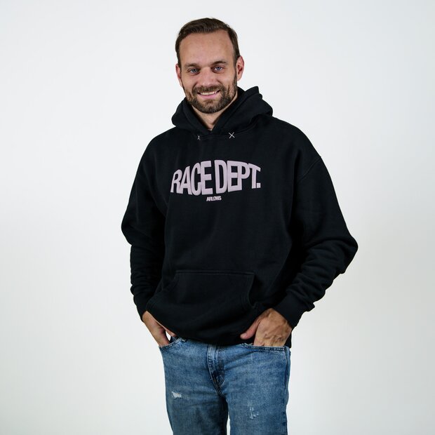 Arlows In Case Hoodie Washed Black