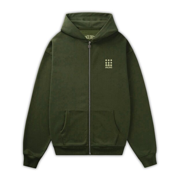 Arlows Pointed Zipper Washed Olive