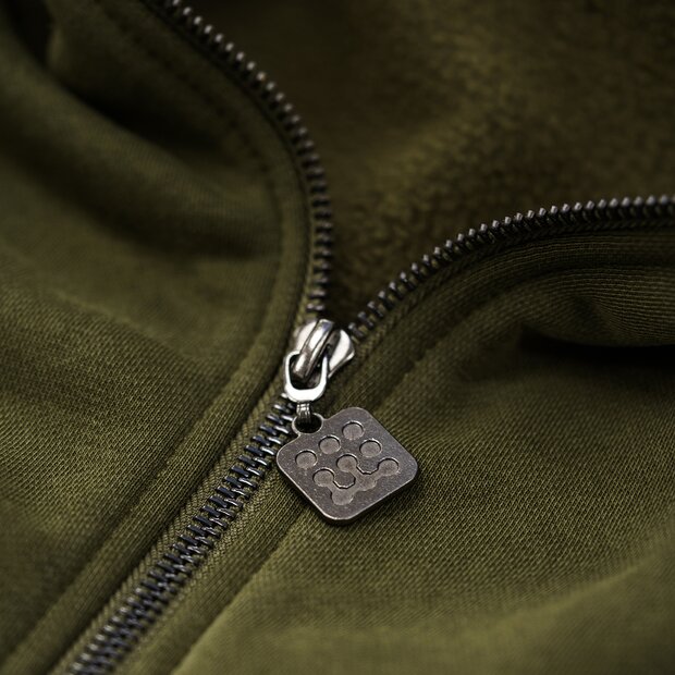 Arlows Pointed Zipper Washed Olive