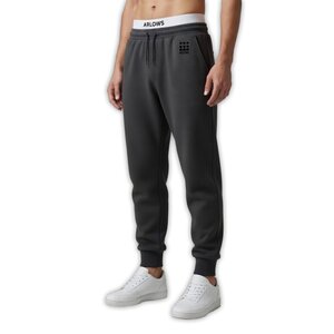 Arlows Pointed Jogger Long Washed Black