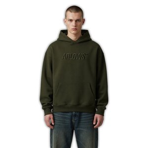 Arlows Hoodie TM26 Washed Army
