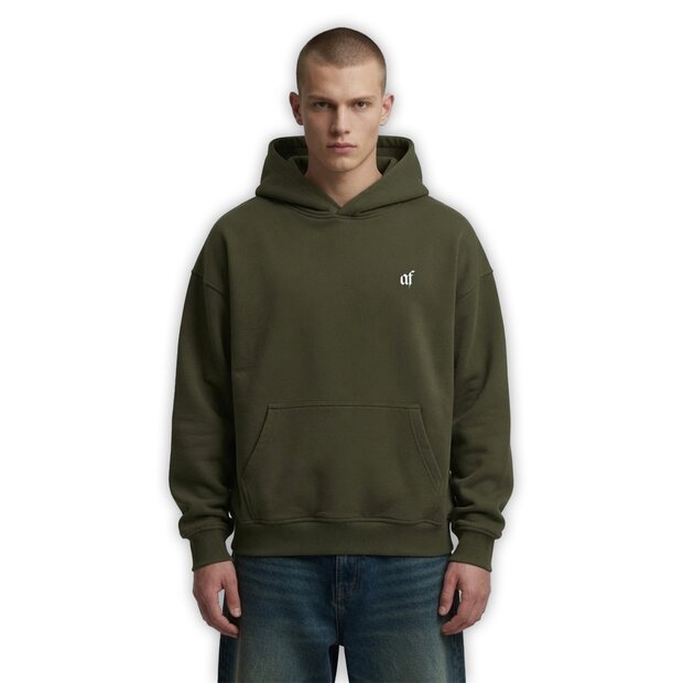 Arlows Hoodie Simply AF Washed Green