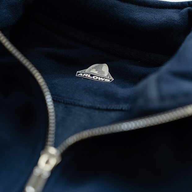 Arlows Half-Zip Wings Navy