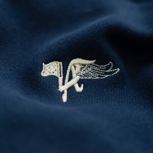 Arlows Half-Zip "Wings" Navy