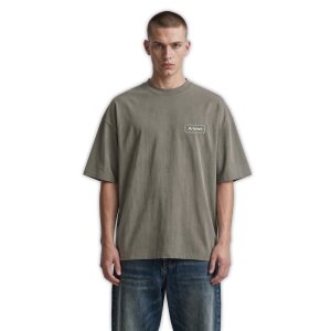 Arlows T-Shirt "Labeled" Washed Olive